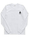 Women's Gabby Logo Print Long Sleeve T-Shirt White - ISABEL MARANT - BALAAN 3