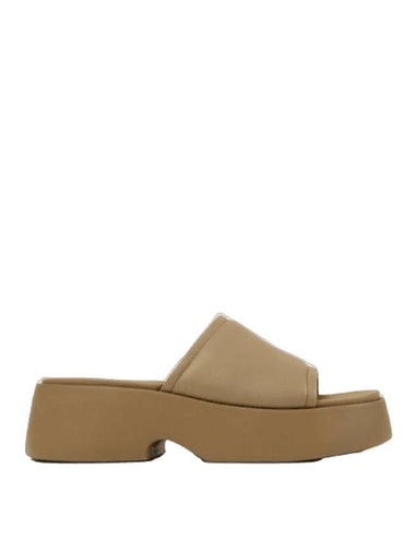 Tasha Leather Slippers Brown - CAMPER - BALAAN 1