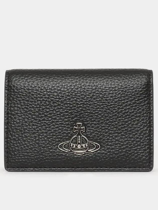 ORB Logo Half Wallet Black - VIVIENNE WESTWOOD - BALAAN 2