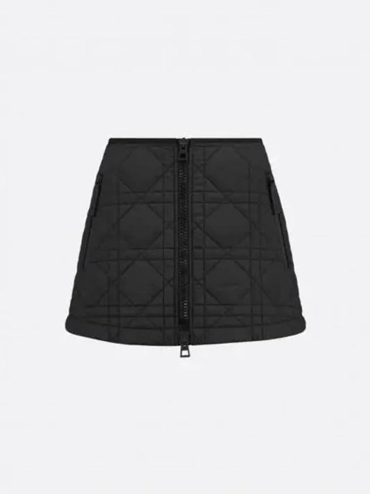 Macro Cannage Mini Skirt 447J38B2827 X9000 - DIOR - BALAAN 1