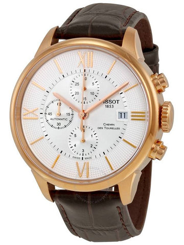 Tissot T-Classic Chemin Des Tourelles Chrono Automatic Men's Watch T0994273603800 - TISSOT - BALAAN 1