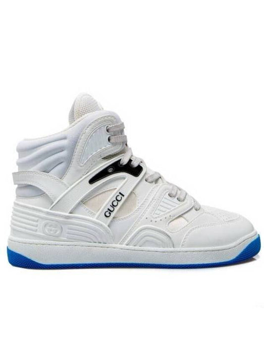 Interlocking G Basket High Top Sneaker White - GUCCI - BALAAN 2