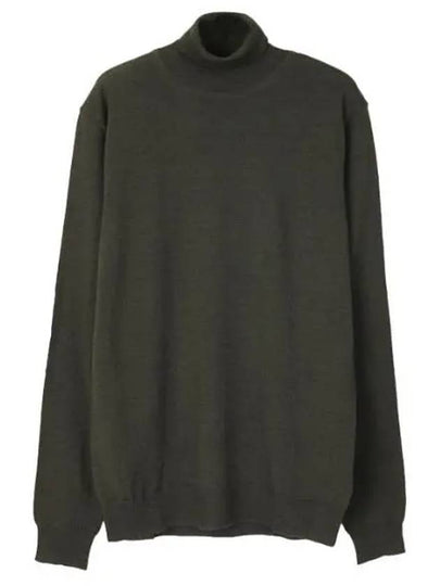 Lyd Merino Wool Turtleneck Forest Green - J.LINDEBERG - BALAAN 2