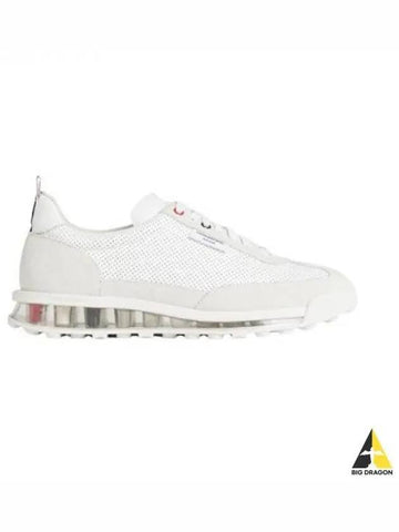 Women s Tech Runner Sneakers White FFD120B 05584 - THOM BROWNE - BALAAN 1