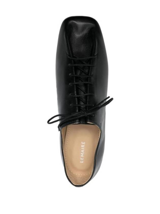 Souris Nappa Leather Flat Classic Derbies Black - LEMAIRE - BALAAN 3