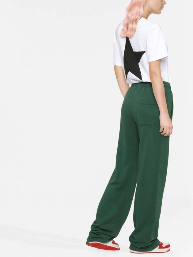 Star Logo Track Pants Green - GOLDEN GOOSE - BALAAN 5