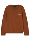 Embroidered Logo Knit Top Brown - A.P.C. - BALAAN 2