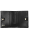 Gancini Compact Half Wallet Black - SALVATORE FERRAGAMO - BALAAN 5