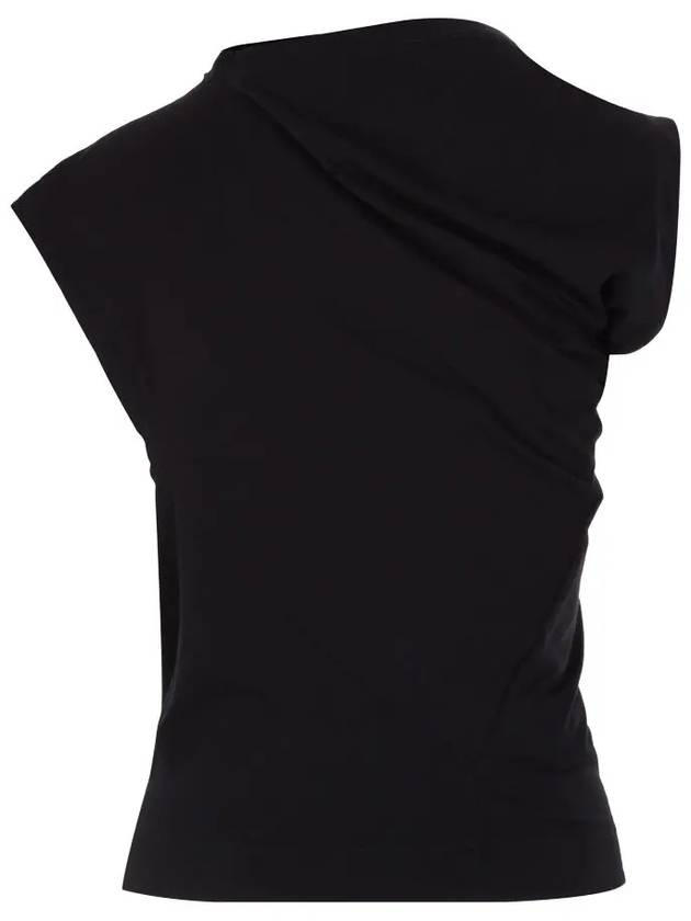 Women's Embroidered Logo Sleeveless Black - VIVIENNE WESTWOOD - BALAAN 4