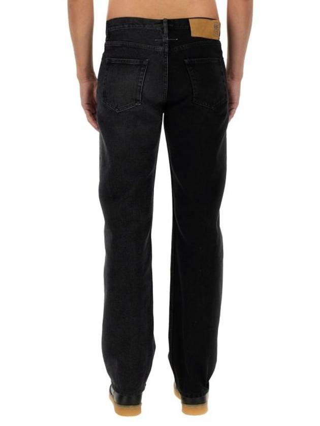 Half And Half 5 Pocket Jeans Black - MAISON MARGIELA - BALAAN 6