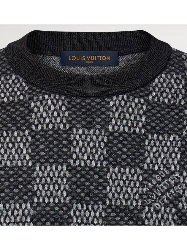 1AFWHY Damier wool crew neck - LOUIS VUITTON - BALAAN 2