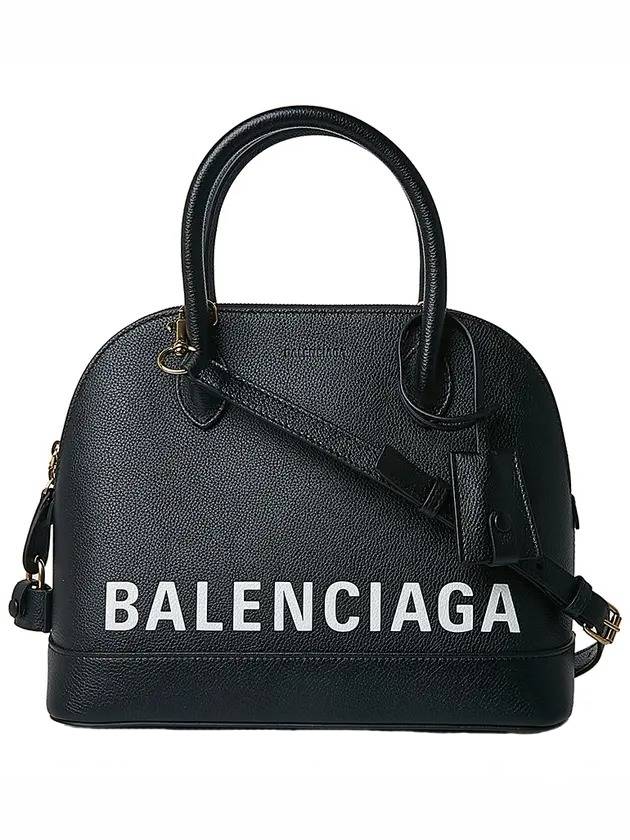 Ville Logo Tote Bag Black - BALENCIAGA - BALAAN 1