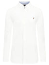 Women's Cotton Long Sleeve Shirt White - POLO RALPH LAUREN - BALAAN 2