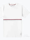 Midweight Jersey Short Sleeve T-Shirt White - THOM BROWNE - BALAAN 2