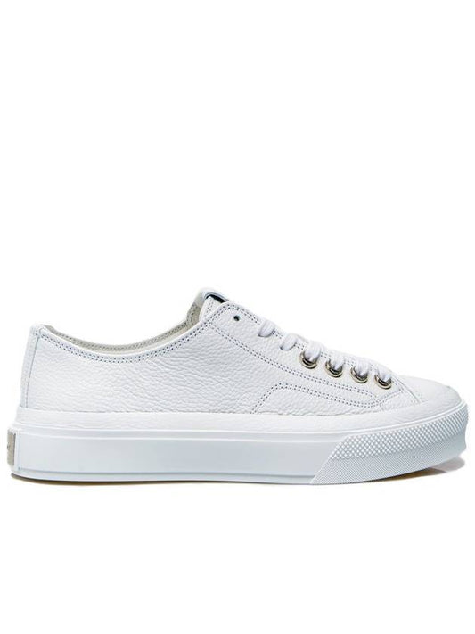City Leather Low Top Sneakers White - GIVENCHY - BALAAN.