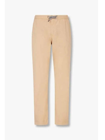 PS logo patch drawstring chino pants beige - PAUL SMITH - BALAAN 1