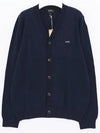 Cotton Curtis Cardigan Navy - A.P.C. - BALAAN 4