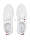 Fine Kid Suede Tech Runner White - THOM BROWNE - BALAAN 2