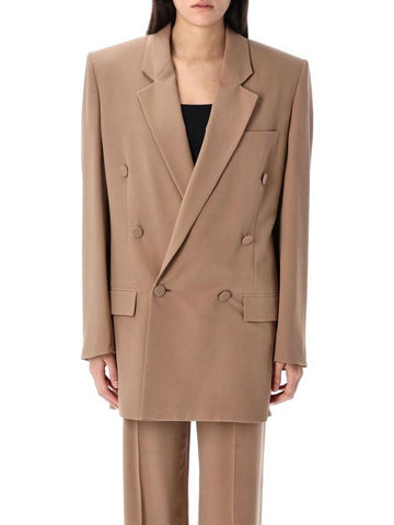 Saint Laurent Silk Crepe Jacket - SAINT LAURENT - BALAAN 1