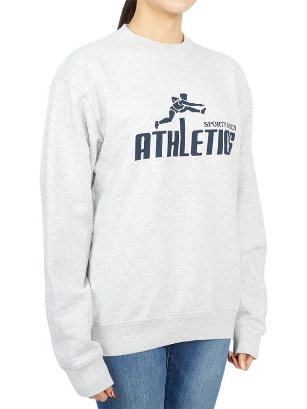 Athletic Sweatshirt Gray - SPORTY & RICH - BALAAN 4