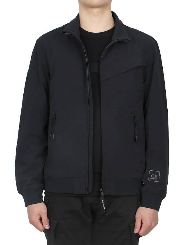 Metropolis Zip-Up Jacket Black - CP COMPANY - BALAAN 4