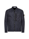 Garment Dyed Crinkle Reps Recycled Nylon Jacket Navy - STONE ISLAND - BALAAN 1