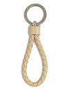 Intrecciato Leather Key Holder Ivory - BOTTEGA VENETA - BALAAN 2