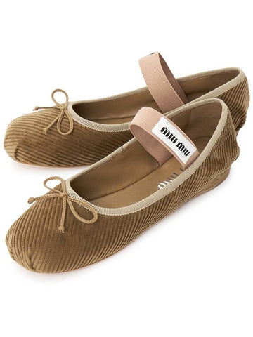 5F794D W57 F0401 Women s Flat Shoes - MIU MIU - BALAAN 1