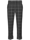 turn up black check pants - NEIL BARRETT - BALAAN 1