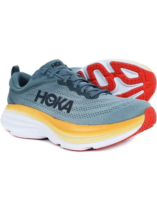 Running Shoes Sneakers M Bondi 8 WIDE 1127953 GBMS - HOKA ONE ONE - BALAAN 2