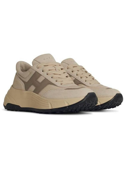 Hogan 'H669' Beige Leather Sneakers - HOGAN - BALAAN 2