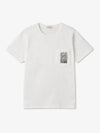 Men's Logo Print Short Sleeve T-Shirt White - ALEXANDER MCQUEEN - BALAAN 2