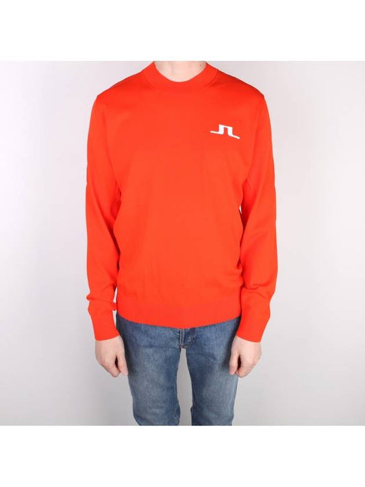 GUS logo knit orange GMKW05753 - J.LINDEBERG - BALAAN 1