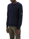 Cotton Crepe Knit Top Navy - CP COMPANY - BALAAN 4