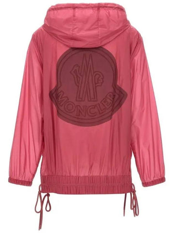 Point Two Hooded Jacket Pink - MONCLER - BALAAN 1