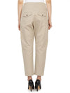 Pralunia High Rise Crop Pants Beige - ISABEL MARANT - BALAAN 7