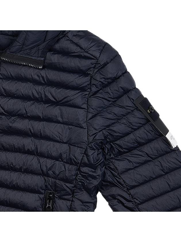 Loom Woven Chambers Down Padding Dark Navy - STONE ISLAND - BALAAN 5