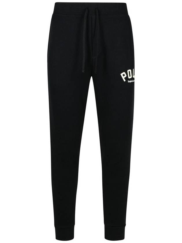 Polo Ralph Lauren 'Jogger' Black Cotton Pants - POLO RALPH LAUREN - BALAAN 1