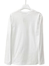 Red Heart Wappen Long Sleeve T-Shirt White - COMME DES GARCONS - BALAAN 4