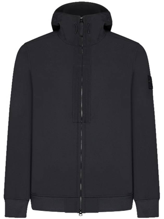 Soft Shell RE Dye Technology Hooded Jacket Black - STONE ISLAND - BALAAN 2