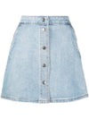 Paula Denim A-line Skirt Wash Indigo - A.P.C. - BALAAN 2