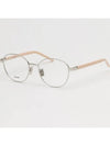 Glasses frame KZ50153F 016 round silver metal frame - KENZO - BALAAN 4