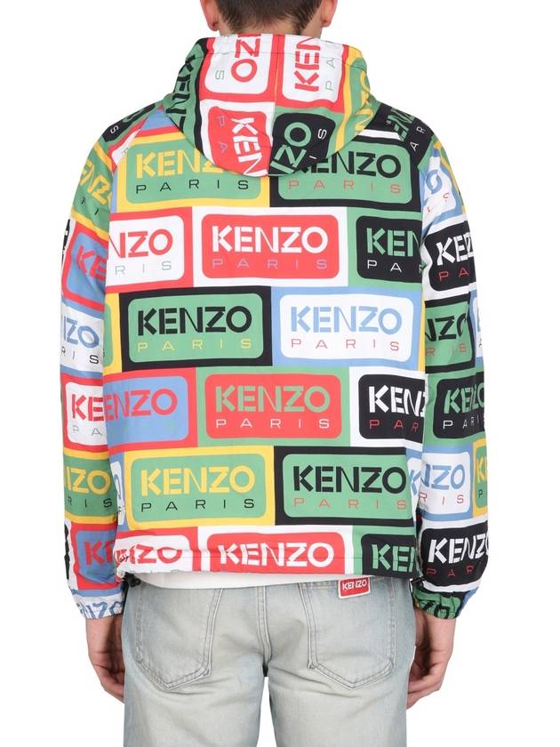 "KENZO LABELS" WINDBREAKER JACKET - KENZO - BALAAN 3