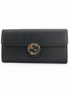 GG Interlocking Long Wallet Black - GUCCI - BALAAN 2