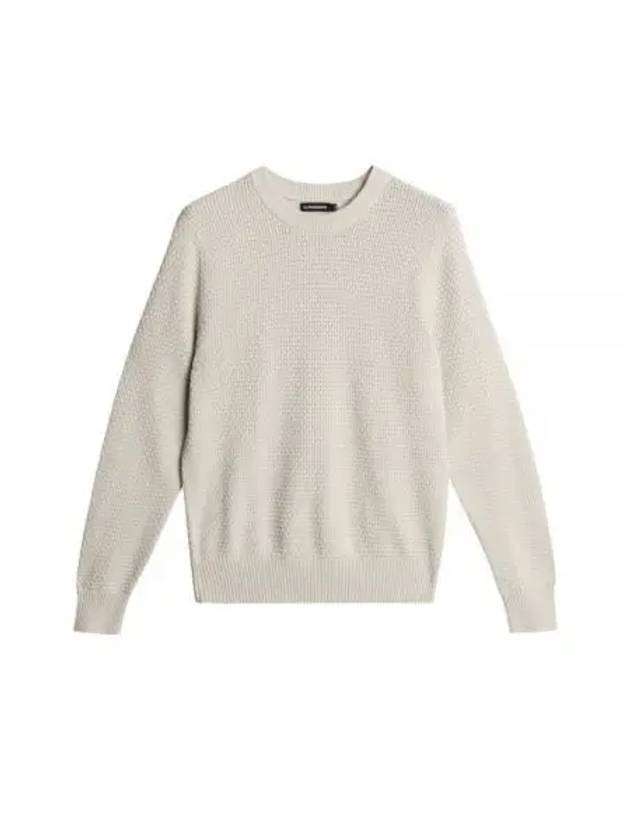 Men's Oliver Structure Knit Top Moonbeam - J.LINDEBERG - BALAAN 2