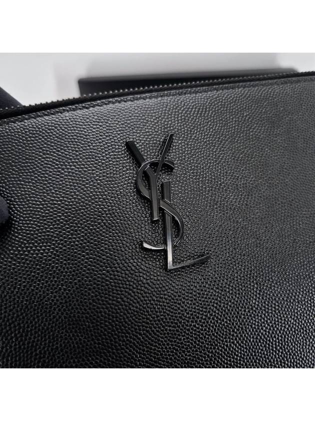 Monogram Men s Clutch Bag Black 667686 - SAINT LAURENT - BALAAN 5