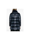 Faux Fur Collar Padding Navy - HERNO - BALAAN 5