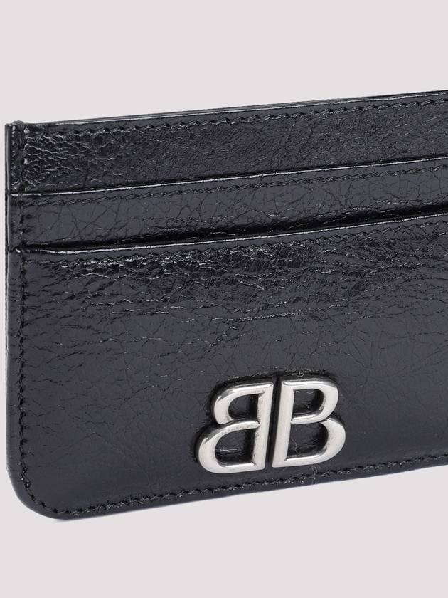 BB Logo Card Wallet Black - BALENCIAGA - BALAAN 4