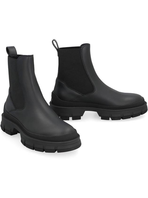 Hevea leather Chelsea boots black - MONCLER - BALAAN 4