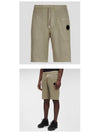 Men's Lens Wappen Bermuda Shorts Brown - CP COMPANY - BALAAN 5